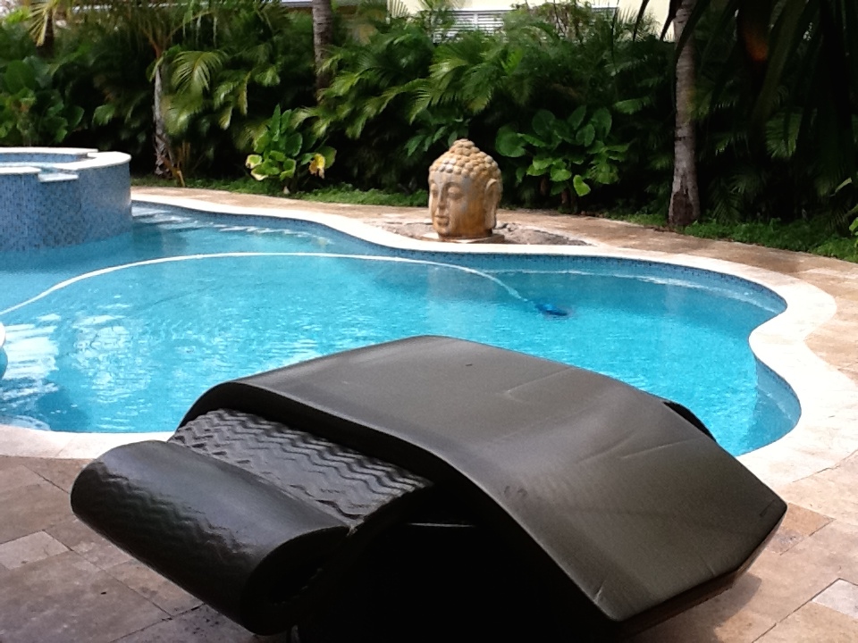 Pool deck installation